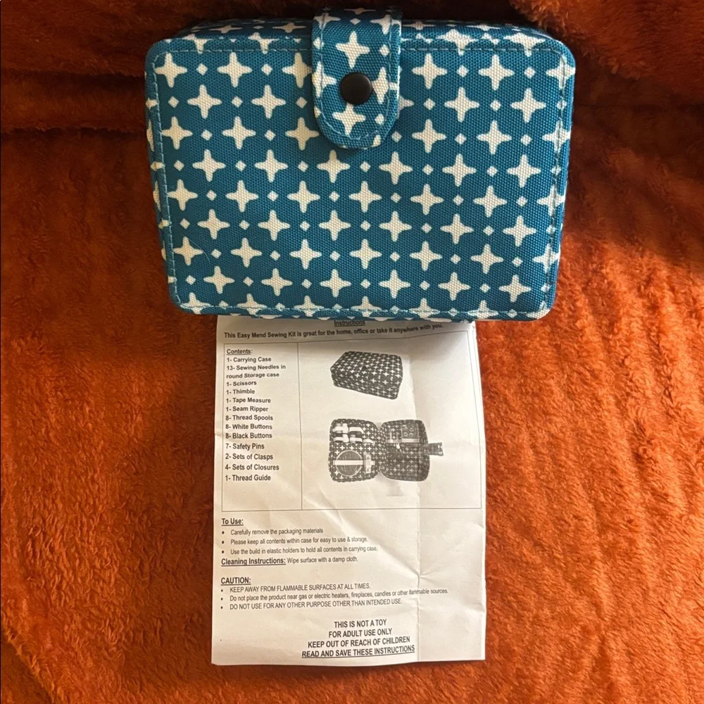 Cosmetic Bag-Eyebrow Kit-Makeup Brushes & Covers-Back Scrubber-Mini Sewing Kit. - Picture 16 of 16